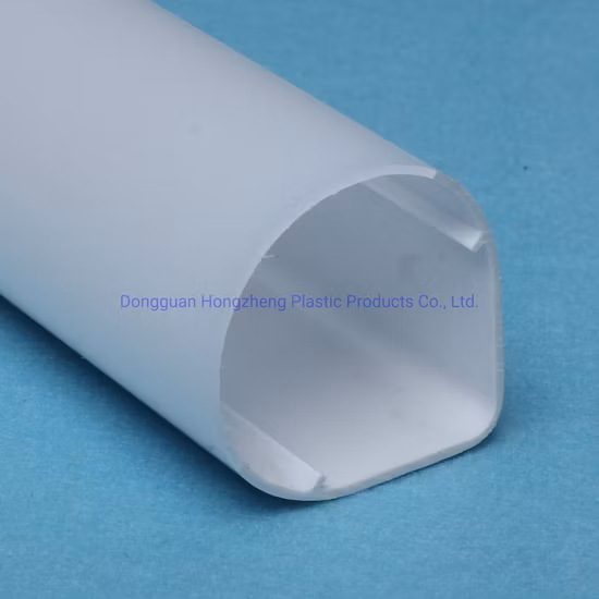 Opal Plastic PC Extrusion LED Tube Light Casing Profile /Cover