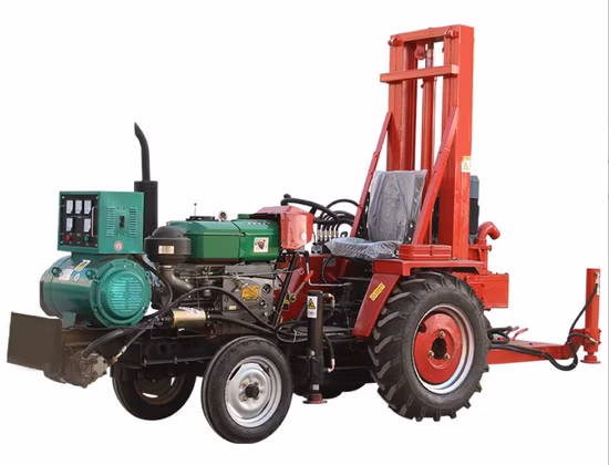Most Competitive Drill Machine Diamond Core PDC Bit 100m Hydraulic Drill Rig Tractor Water Well Drilling Rig