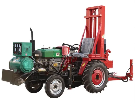 Most Competitive Drill Machine Diamond Core PDC Bit 100m Hydraulic Drill Rig Tractor Water Well Drilling Rig