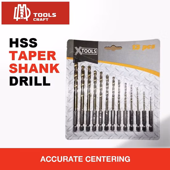 HSS Twist Drill Bit Fully Ground with Bright Finish