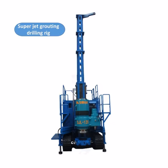 Sjl-120 Weak Ground Construction Reducing The Impact of The Underground Environment 24 Hour After Sale Service Response Mjs Jet Grouting Drill Rig