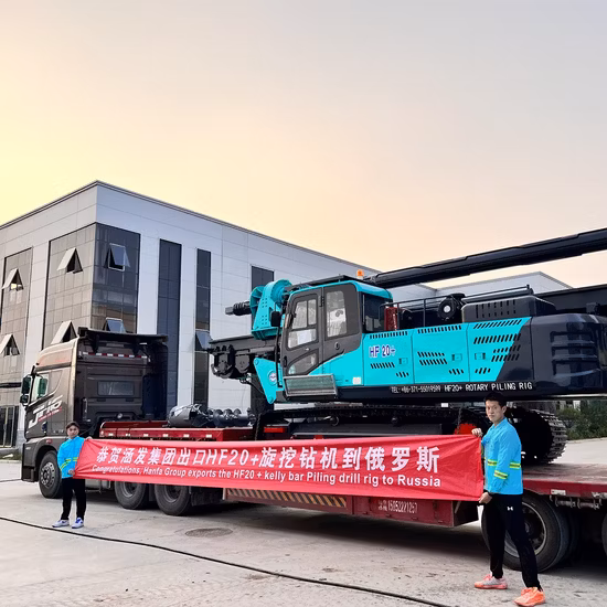 New Pilling Factory Price Borehole 30m Depth Heavy Engineering Drill Wheeled Bored Pile Drilling Rig