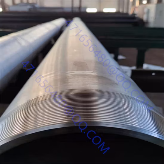 Well Water Treatment Wedge Wire Mesh Casing Screen Pipe Passive Water Inlet Tube